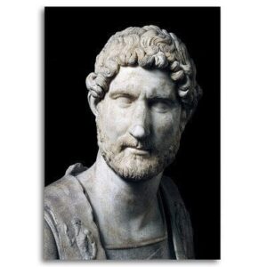 Ancient Marcus Aurelius Sculpture Canvas Art - Image 8
