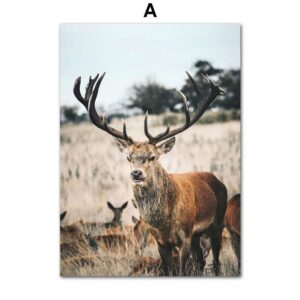 Autumn Lakeview Gallery Wall Canvas Art - Image 6