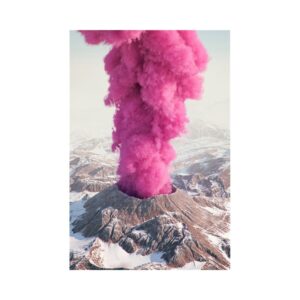 Balloon Volcano Canvas Art - Image 1