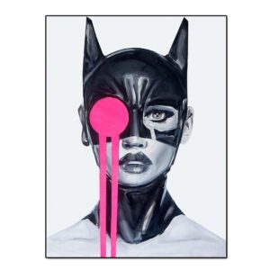 Bat Woman Canvas Art - Image 1
