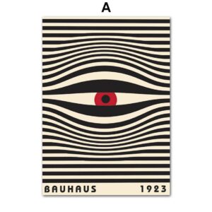Bauhaus Abstract Geometry Canvas Art - Image 7