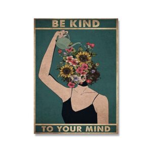 Be Kind To Your Mind Canvas Art - Image 7