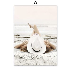 Begonia Beach Reed Feather Canvas Art - Image 5