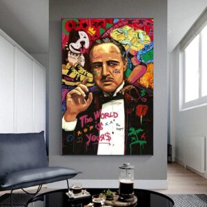 Billionaires Graffiti Canvas Art - Image 5