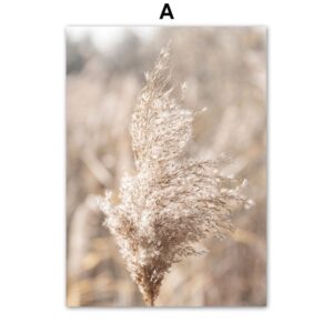 Boho Lion Reed Dandelion Gallery Wall Canvas Art - Image 6
