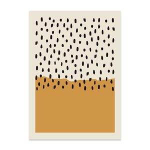 Boho Minimalist Abstract Dots Canvas Art - Image 6