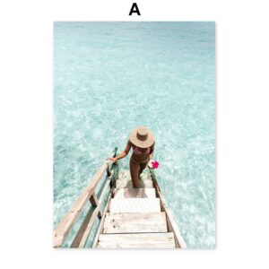 Bora Bora Vacation Gallery Wall Canvas Art - Image 5