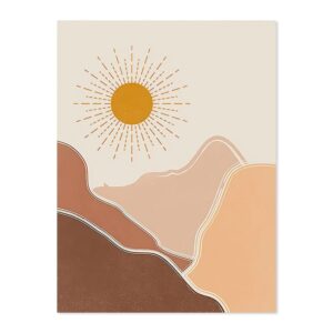 Botanical Boho Landscape Illustration Canvas Art - Image 10
