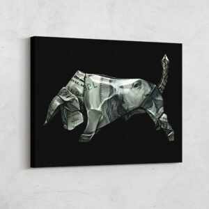 Bull And Bear Of Wall Street Canvas Art - Image 7