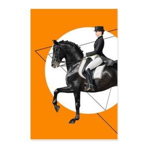 Chevaux Horse Rider Canvas Art - Image 5