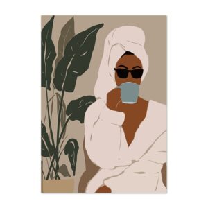 Chill Zen Girl Gallery Wall Canvas Art - Image 7