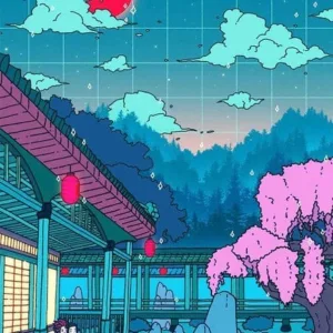 Classic Zen Japanese Landscape Canvas Art - Image 7
