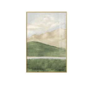 Cloudy Mountain Canvas Art - Image 8