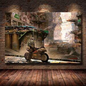 Cyberpunks Sub-Urban World Painting - Image 1