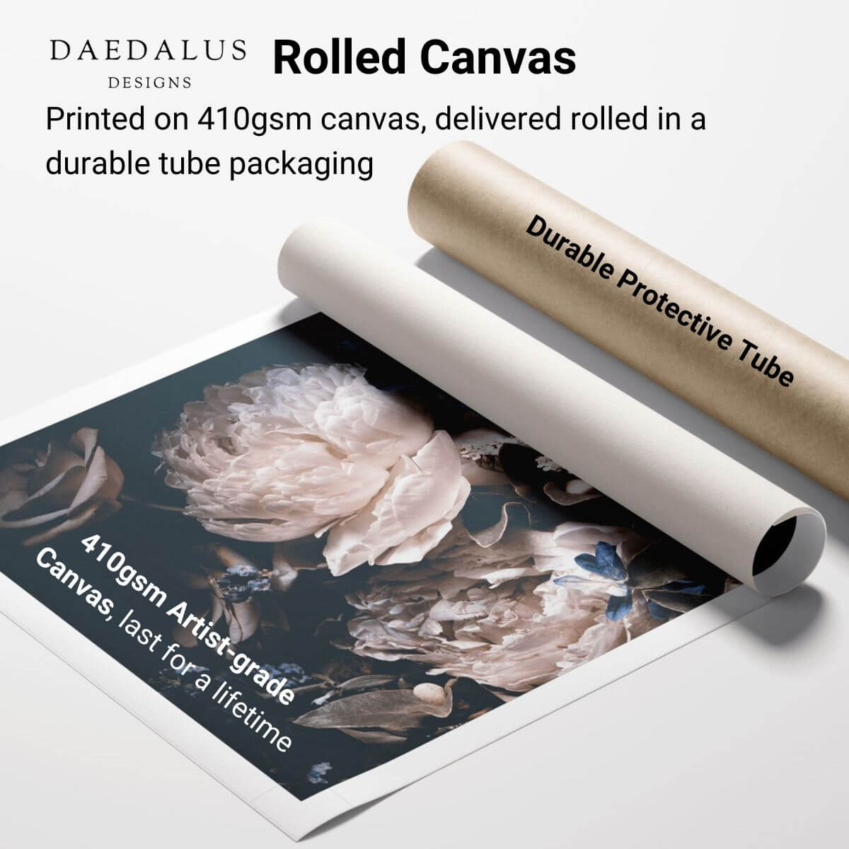 Daedalus Designs Rolled Canvas Details