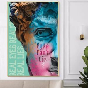 David's Real Eyes Canvas Art - Image 2