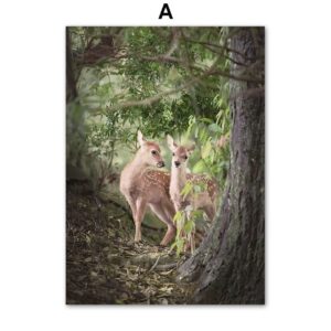 Deep Within The Jungle Gallery Wall Canvas Art - Image 5