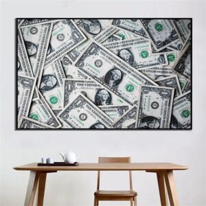 Dollar Stack Canvas Art - Image 5