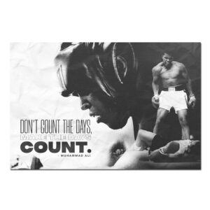 Don't Count The Days Canvas Art - Image 1