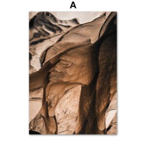 Dusk Desert Lake Forest Canvas Art - Image 5