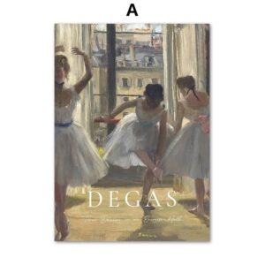 Edgar Degas' Ballerina Dancer Canvas Art - Image 5