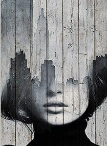 Fading Figure Canvas Art - Image 8