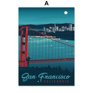 Famous Cities Landscape Canvas Art - Image 5