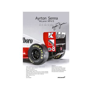 Formula 1 Ayrton Senna McLarren Car Canvas Art - Image 7