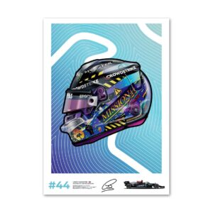 Formula 1 Racing Helmet Canvas Art - Image 4