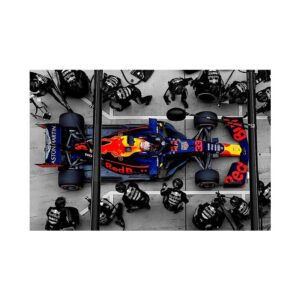 Formula 1 Racing Pit Stop Canvas Art - Image 7