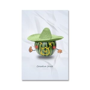 Funny Cartoon Fruit Canvas Art - Image 18