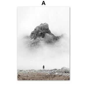 Glacier Volcano Rock Canvas Art - Image 5
