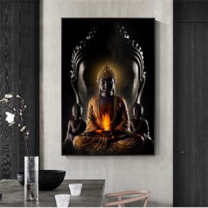 God Buddha Canvas Art - Image 2