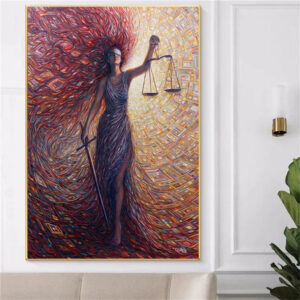 Goddess of Justice Canvas Art - Image 2