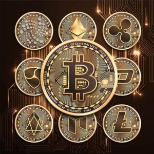 Golden Crypto Canvas Art - Image 5