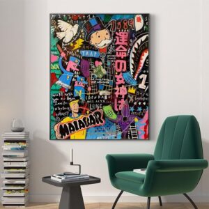 Graffiti Japanese Monopoly Street Art - Image 2