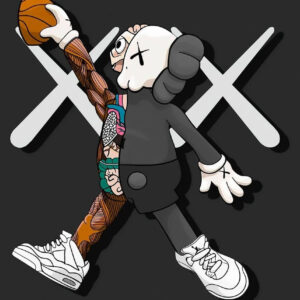 Graffiti Maniac Kaws Collections Canvas Art - Image 11