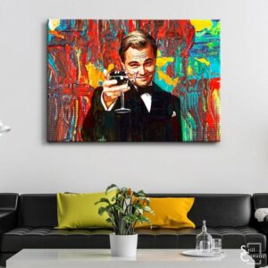 Graffiti Wolf of Wall Street Canvas Art - Image 2