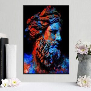 Greek Mythology Zeus Canvas Art - Image 2