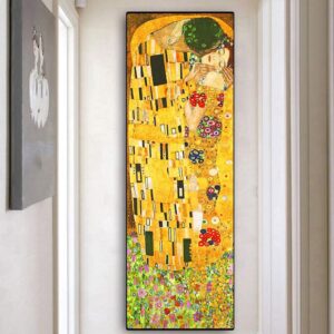 Gustav Klimt's Kiss Painting - Image 2