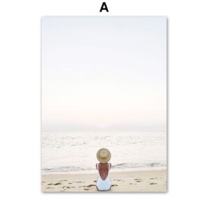 Happiness Comes In Waves Gallery Wall Canvas Art - Image 5