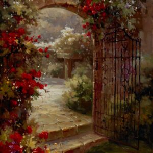 Italian Village House Canvas Art - Image 8