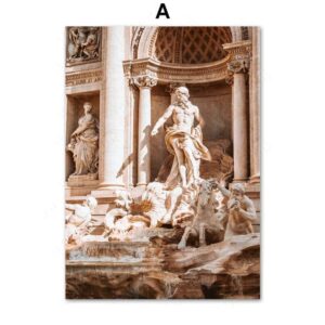 Italy Rome Church Gallery Wall Canvas Art - Image 5