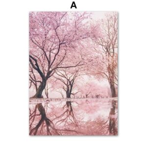 Japan Sakura Bloom Season Canvas Art - Image 5