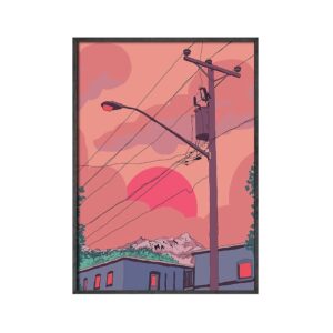 Japanese Street Night Zen Vibes Canvas Art - Image 5