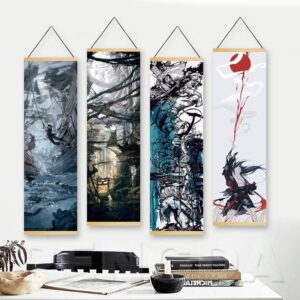 Japanese Temple Scenery Canvas Art - Image 2