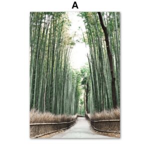 Jungle Waterfall Mountain Gallery Wall Canvas Art - Image 5