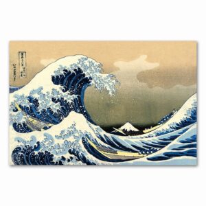Kanagawa Famous Painting | Ukiyo-e Japanese Canvas Art - Image 1