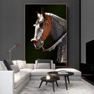 Knight Horse Canvas Art - Image 2