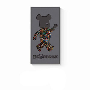 Lego Bear Bricks And Kaws Canvas Art - Image 4